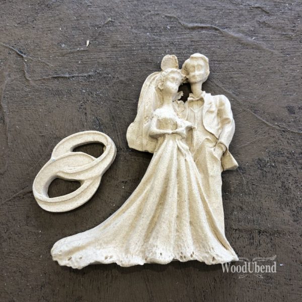 Wedding Couple WUB1175 7x5.8cms