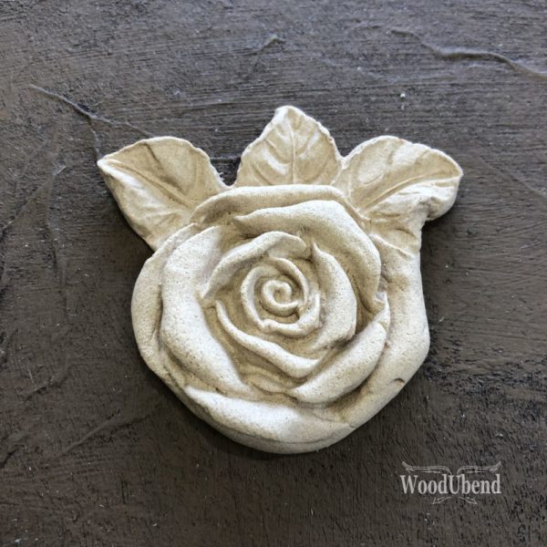 Three Leaf Rose WUB0465 5.5x6cms