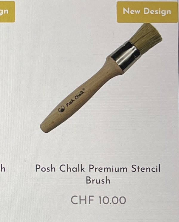 Posh Chalk Premium Stencil Brush